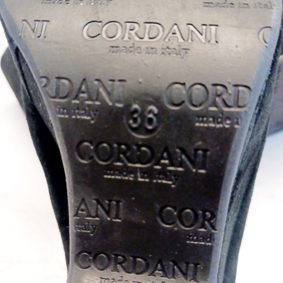 Cordani Novia Black Suede Heeled Mules SZ EUR 36/US 5.5 - Picture 9 of 9